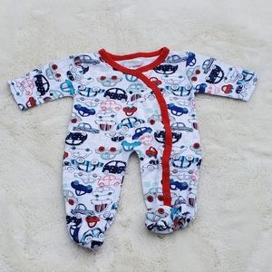 PitterPatter footie sleepwear size NB